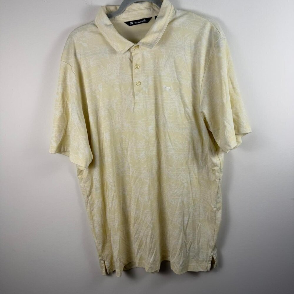 Travis Mathew On Porpoise Golf Polo Floral‎ Palm Print XXL